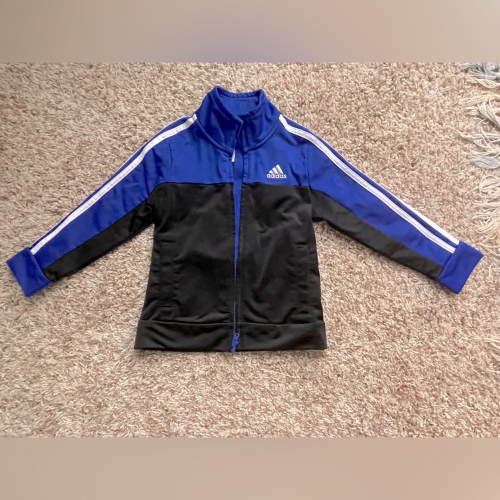 NWOT ADIDAS Full Zip Track Training Jacket sz 3 3T